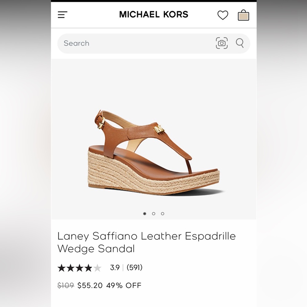 Michael Kors Wedge Sandal